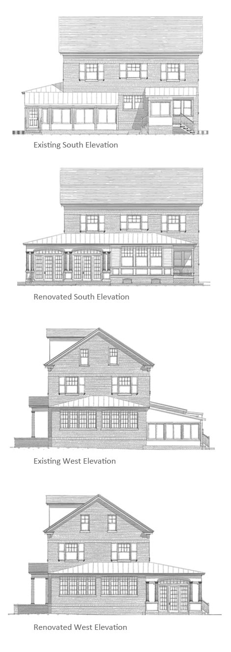 Shannahan Remodel Elevations and Floor Plans